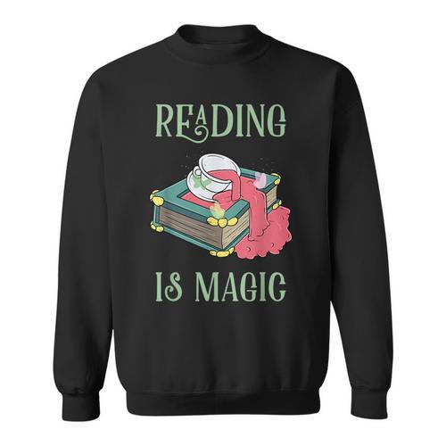 Reading Is Magic Book Reader Sweatshirt - Bookorys DE