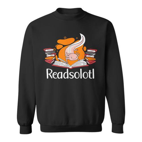 Readsolotl Book Lover & Axolotl Sweatshirt - Bookorys