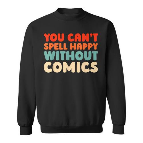 Retro Graphic Novels Superheroes Art Vintage Comic Books Sweatshirt - Bookorys AU