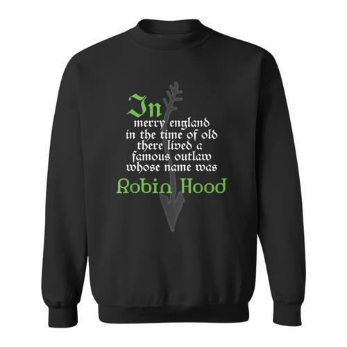 Robin Hood T Shirt For Book Lovers And Literature Fans Sweatshirt - Bookorys DE