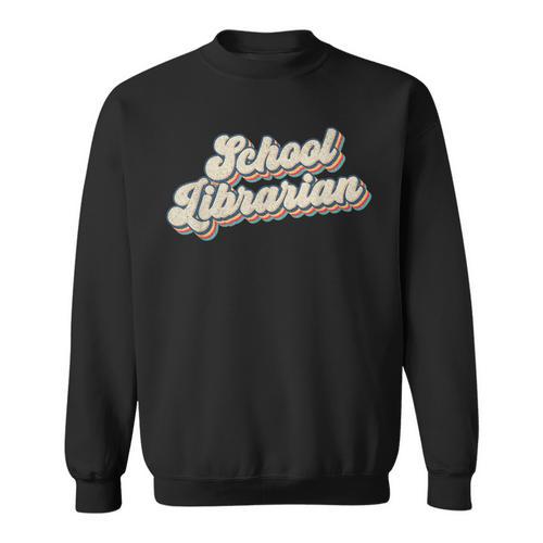 School Librarian Library Worker Bookworm Book Cataloger Sweatshirt - Bookorys