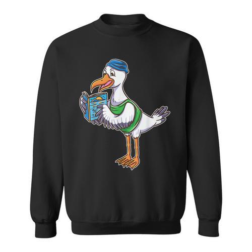 Seagull Reading Book Librarian Sweatshirt - Bookorys DE