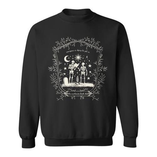 Skeleton Book Club Sweatshirt - Bookorys UK