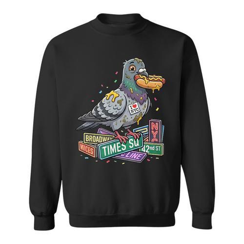 Smart Pigeon Sitting On Book Stack Sweatshirt - Bookorys DE