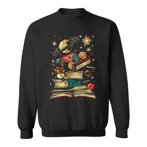 Space Books Planets Astronomy Physics Science Chemistry Sweatshirt - Bookorys CA