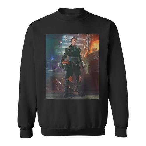 Star Wars The Book Of Boba Fett Fennec Shand Portrait Sweatshirt - Bookorys CA