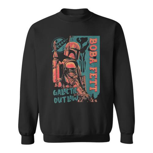 Star Wars The Book Of Boba Fett Galactic Outlaw Poster Sweatshirt - Bookorys