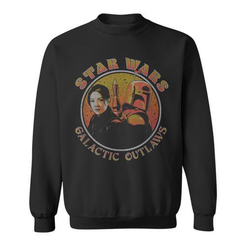 Star Wars The Book Of Boba Fett Galactic Outlaws Vintage Sweatshirt - Bookorys