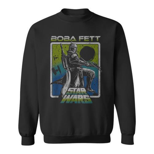Star Wars The Book Of Boba Fett Galaxy Gradient Portrait Sweatshirt - Bookorys CA