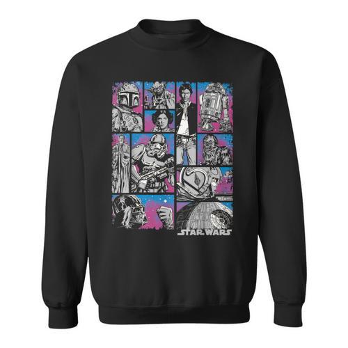 Star Wars Comic Book Page Layout Sweatshirt - Bookorys CA