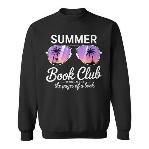 Summer Retro Book Club Beach Vacation Sweatshirt - Bookorys AU