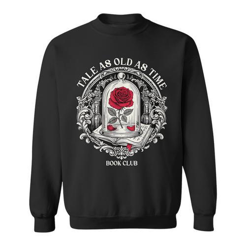 Tale As Old As Time Classic Book Lover Retro Sweatshirt - Bookorys AU