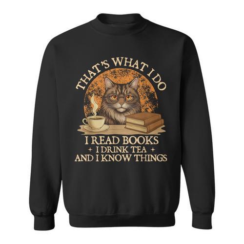 That’s What I Do I Read Books Reading Bookworm Reader Sweatshirt - Bookorys CA