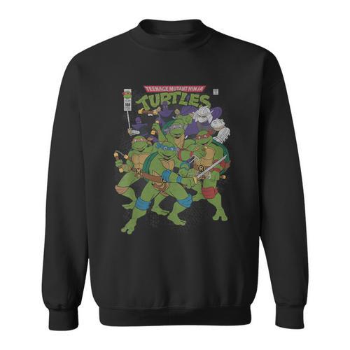 TMNT Comic Book Cover Group Shot Sweatshirt - Bookorys