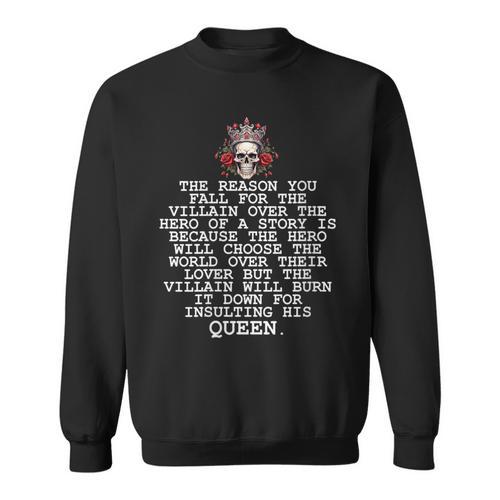 In My Villain Era Dark Romance Smutty Books Lovers Smut Book Sweatshirt - Bookorys
