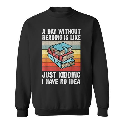 Vintage Book Reading Teacher Read Books Nerd Reader Sweatshirt - Bookorys DE
