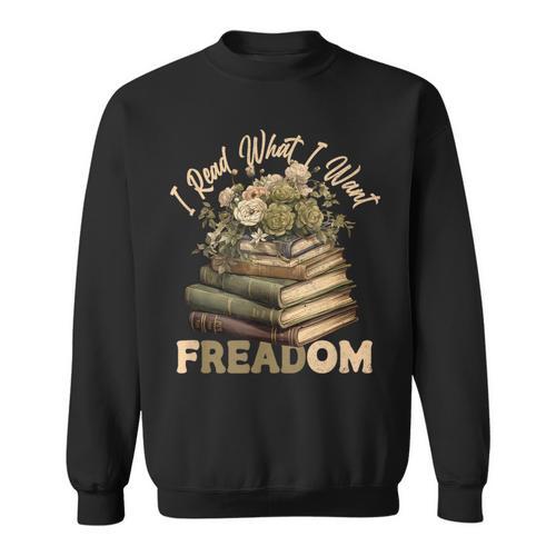 Vintage Censorship Freedom Reading Nerd I Read Banned Books Sweatshirt - Bookorys DE