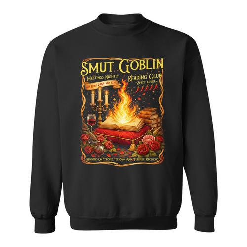 Vintage Smut Goblin Dark Romance Bookish Book Lovers Sweatshirt - Bookorys UK