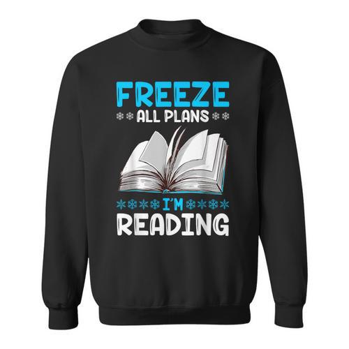 Winter Reading Book Bookworm Winter Sweatshirt - Bookorys DE