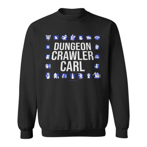 Women's DCC Logo With Marquee Icons Book Series Sweatshirt - Bookorys