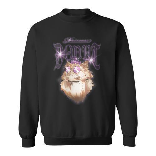 Women's Dungeon Crawler Carl Airbrushed Princess Donut Series Book Sweatshirt - Bookorys UK