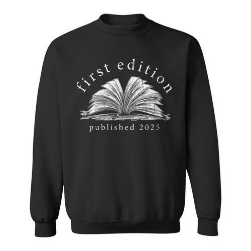 Women's First Edition Published 2025 The Littlest Book Club Member Sweatshirt - Bookorys DE