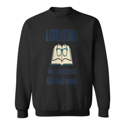 Women's We Judge Books And Their Covers Sweatshirt - Bookorys AU