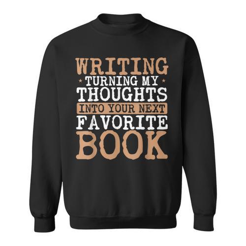 Writing Author Life Books Journalist Typewriter Sweatshirt - Bookorys