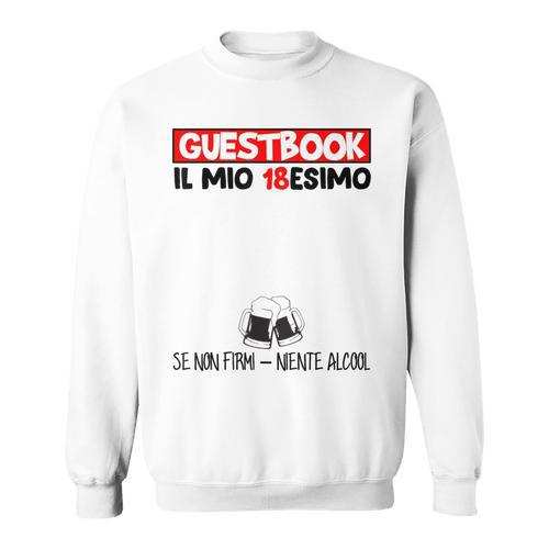 18 Birthday Guest Book 18 Years Sweatshirt - Bookorys