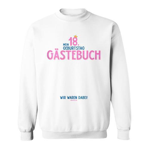 18th Birthday Girl & Guest Book Party Sweatshirt - Bookorys