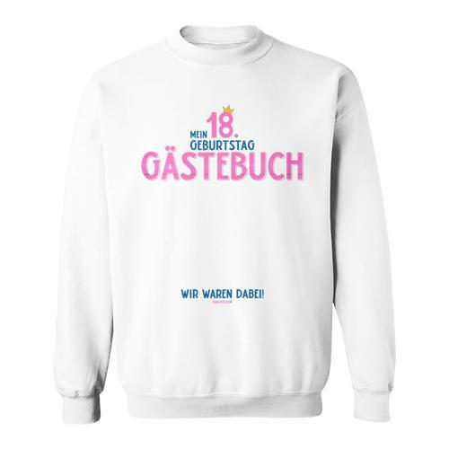 18th Birthday Girl & Guest Book Party T-Shirt Sweatshirt - Bookorys UK