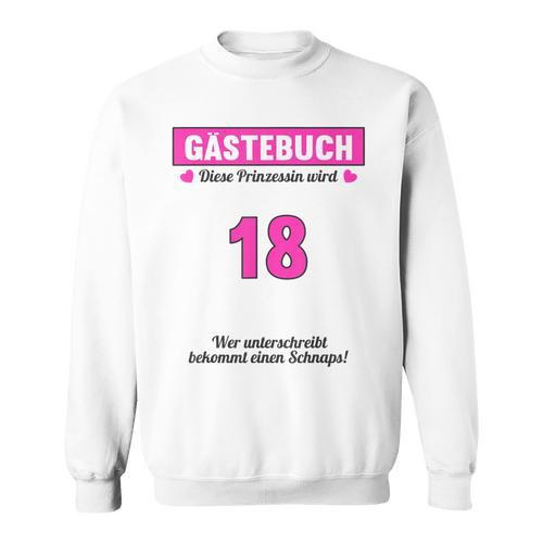 18th Birthday Guest Book Party 18 Years Sweatshirt - Bookorys