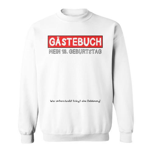 18th Birthday Guest Book Shirt Party And Celebration Idea Sweatshirt - Bookorys AU