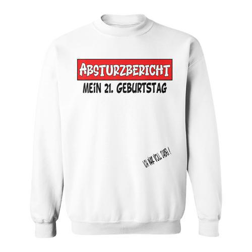 21st Birthday Guest Book Sweatshirt - Bookorys DE