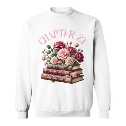 23rd Birthday Chapter 23 Birthday Shirt Women Book Lover Premium Tri-Blend Sweatshirt - Bookorys DE