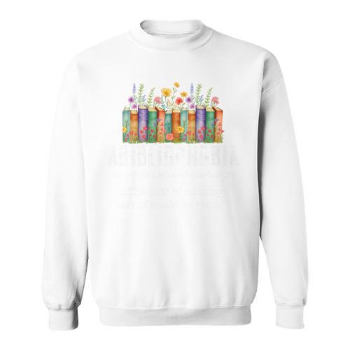 Abibliophobia Definition Book Reader Book Nerd Book Reading Premium Tri-Blend Sweatshirt - Bookorys DE