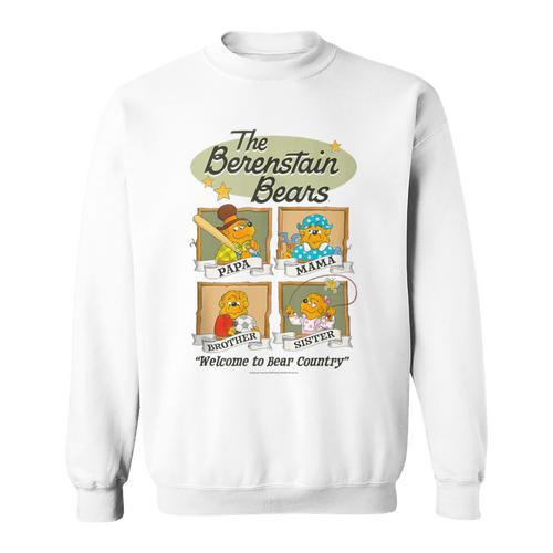 The Berenstain Bears Family Sports And Hobbies Vintage Book Sweatshirt - Bookorys