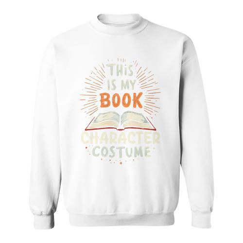 This Is My Book Character Costume Premium Tri-Blend Sweatshirt - Bookorys