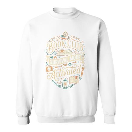 Book Club Reading Books Monthly Women Men Sweatshirt - Bookorys DE