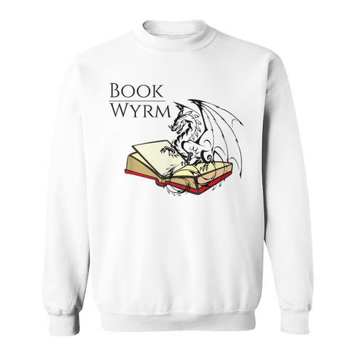 Book Lover I'm A Bookwyrm Not A Bookworm T-Shirt Sweatshirt - Bookorys CA