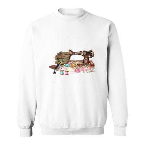 BOOKS AND SEWING QUILTING Quilting FOR MEN & WOMEN Sweatshirt - Bookorys