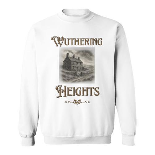 Bronte Novel Wuthering Heights Moorland Gothic Book Cover Sweatshirt - Bookorys