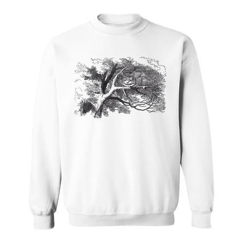 Cheshire Cat Alice In Wonderland Classic Book Premium Tri-Blend Sweatshirt - Bookorys AU