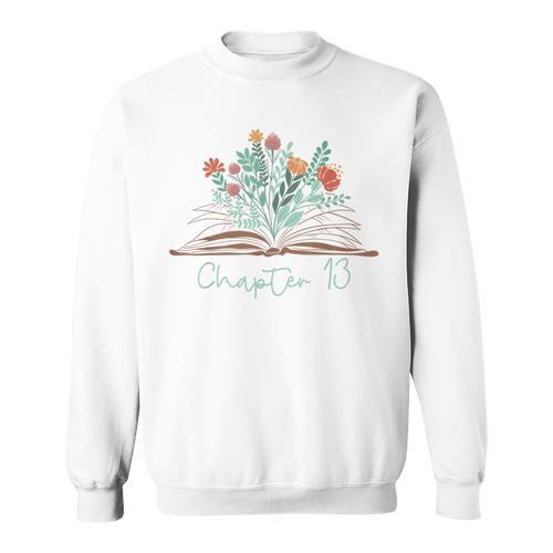 Cute 13th Birthday Chapter 13 Official Teenager Book Lover Sweatshirt - Bookorys AU