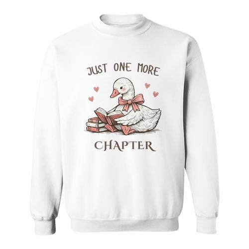 Cute Book Loving Duck Sweatshirt - Bookorys