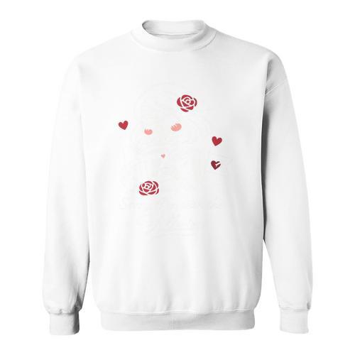 Dark Romance For Woman Pajama Skeleton Costume Book Reading Premium Tri-Blend Sweatshirt - Bookorys CA
