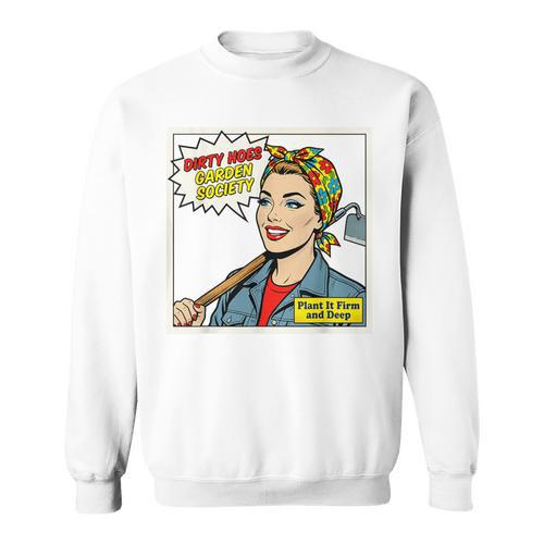 Dirty Hoes Garden Society Comic Book Style Women Sweatshirt - Bookorys DE