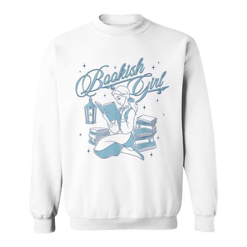Disney Beauty And The Beast Bookish Girl Belle And Her Books Sweatshirt - Bookorys