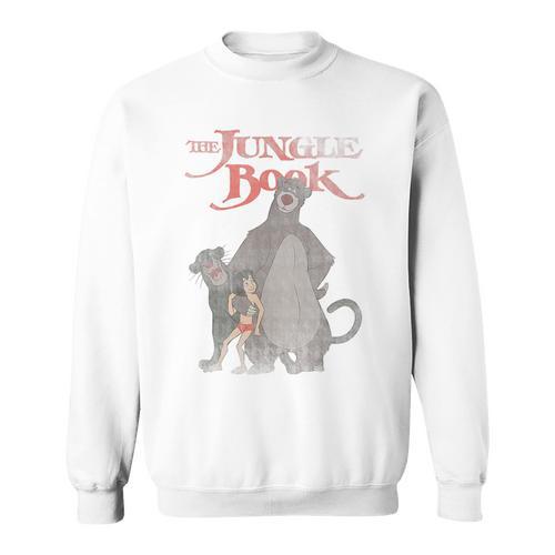 Disney The Jungle Book Group Distressed Poster Sweatshirt - Bookorys