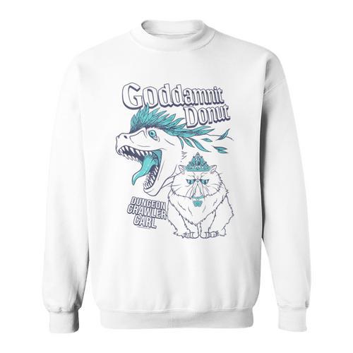 Dungeon Crawler Carl Princess Donut And Mongo Drawing Book Sweatshirt - Bookorys CA